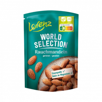 Lorenz World Selection Rauchmandeln, geroestet und gesalzen, 100g